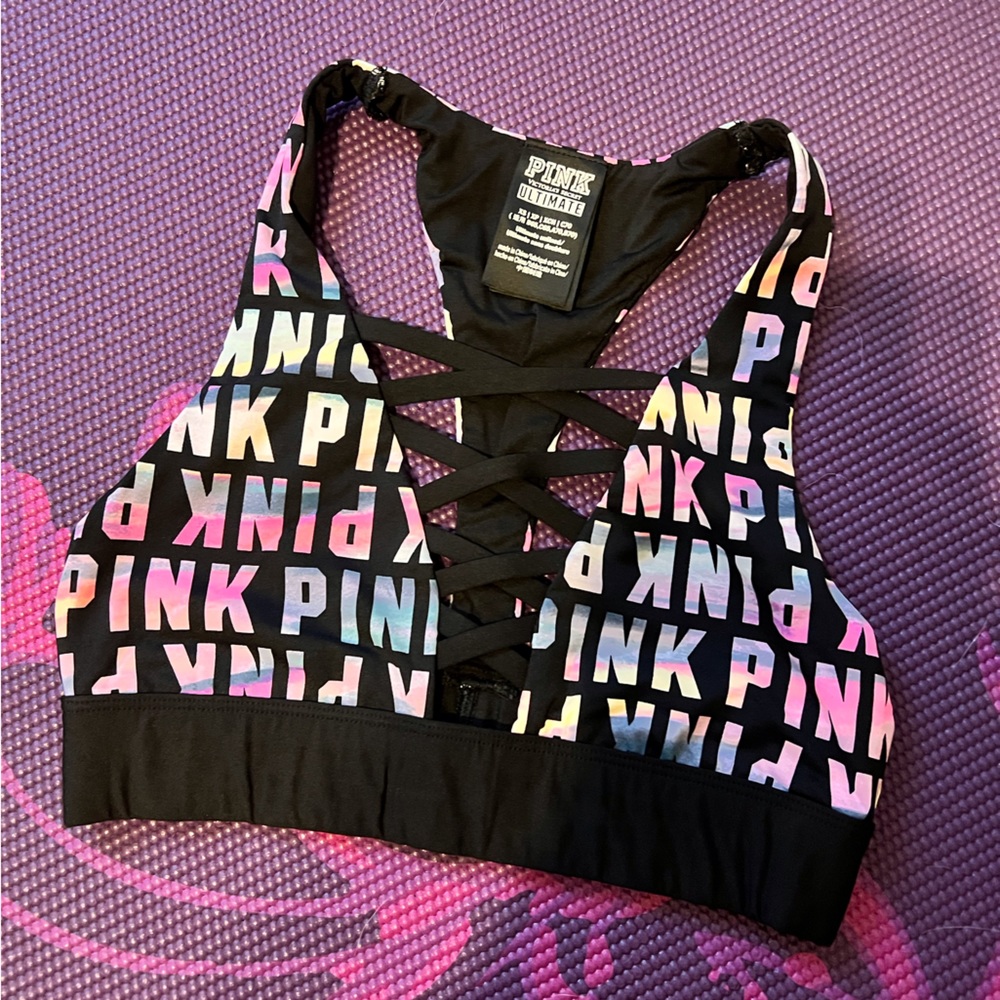 Victoria’s Secret PINK Strappy Sports Bra XS